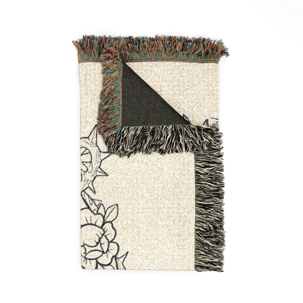 Heart Artwork Woven Blanket