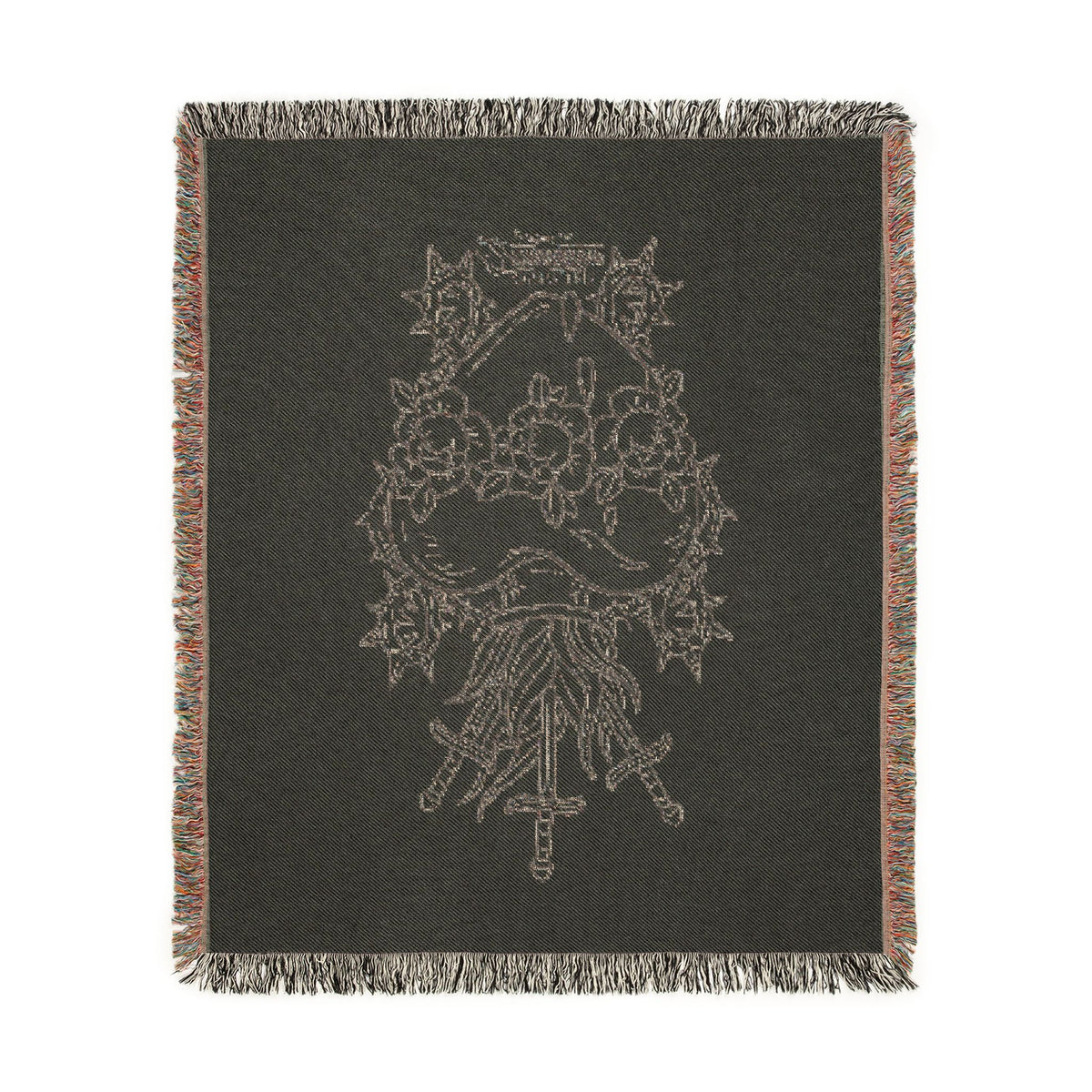 Heart Artwork Woven Blanket