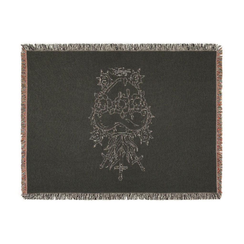 Heart Artwork Woven Blanket