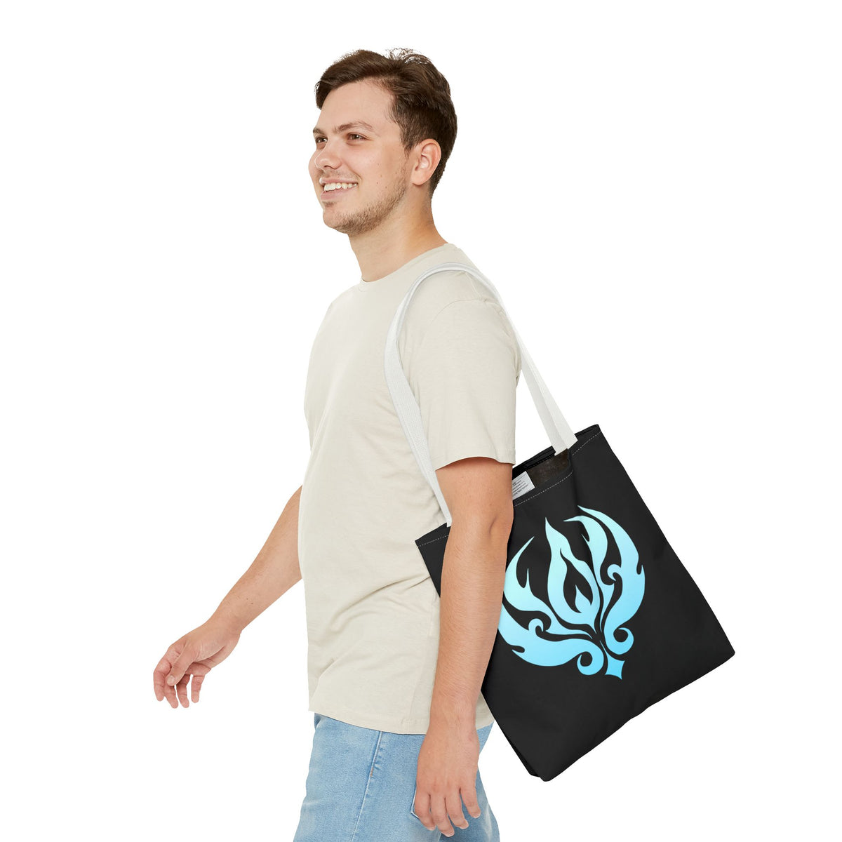 Blue Flame Tote Bag (AOP)