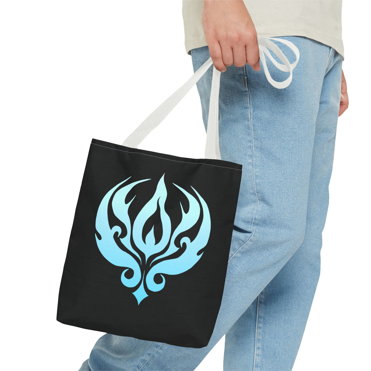 Blue Flame Tote Bag (AOP)