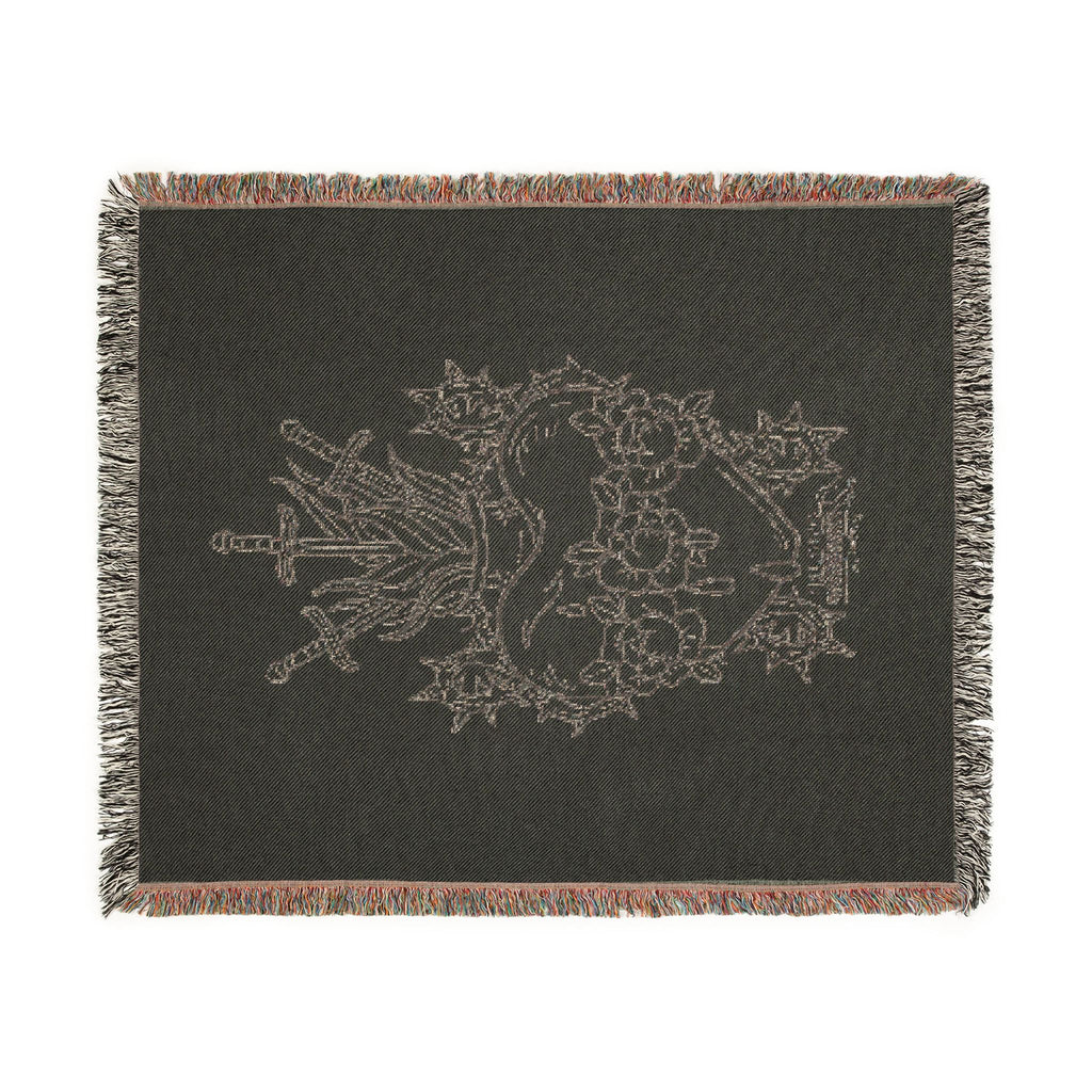 Heart Artwork Woven Blanket