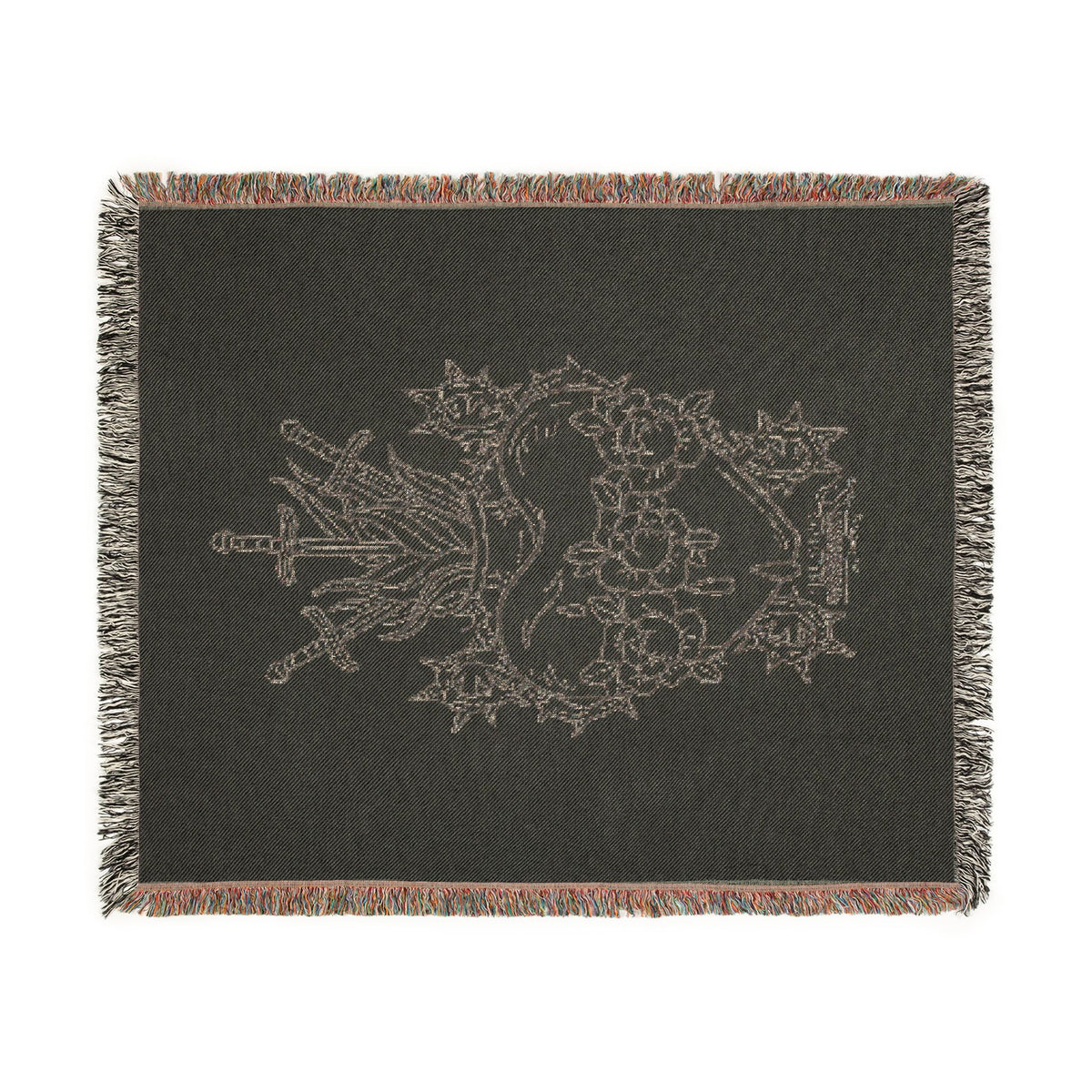 Heart Artwork Woven Blanket