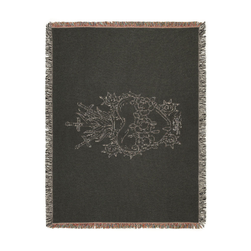 Heart Artwork Woven Blanket