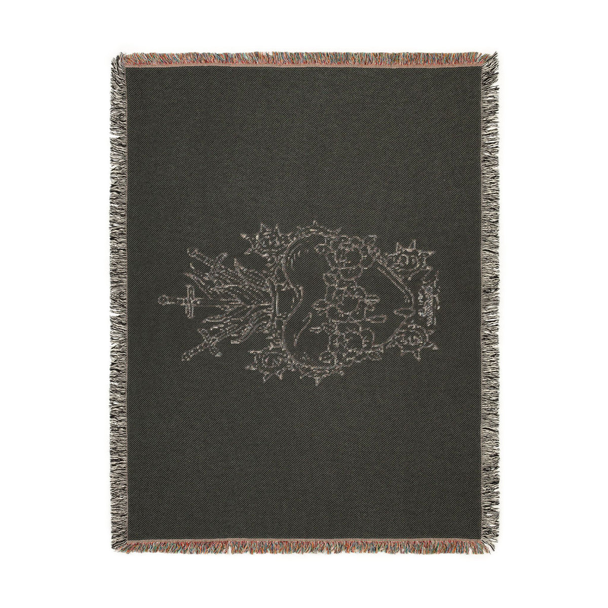 Heart Artwork Woven Blanket