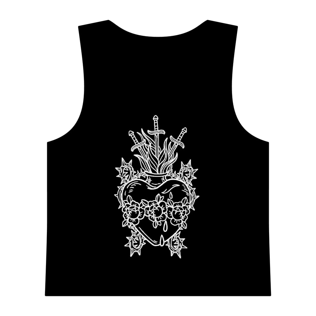 Heart Artwork Crop Tank
