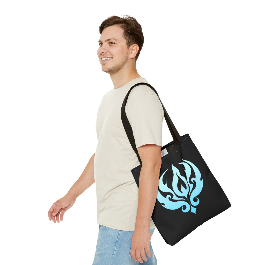 Blue Flame Tote Bag (AOP)