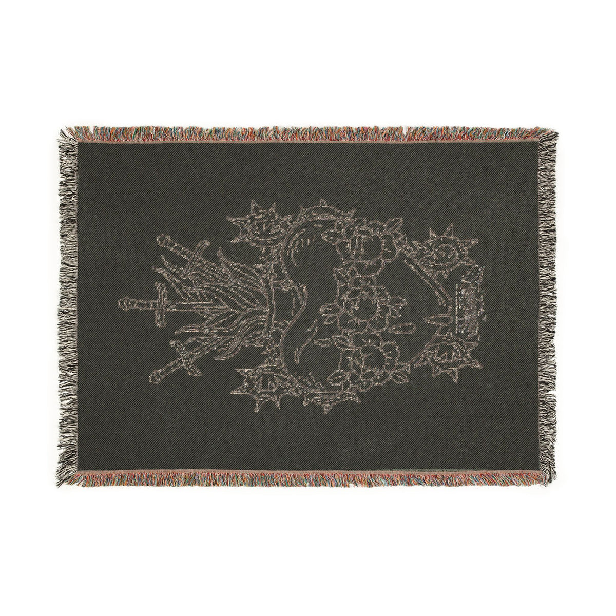 Heart Artwork Woven Blanket