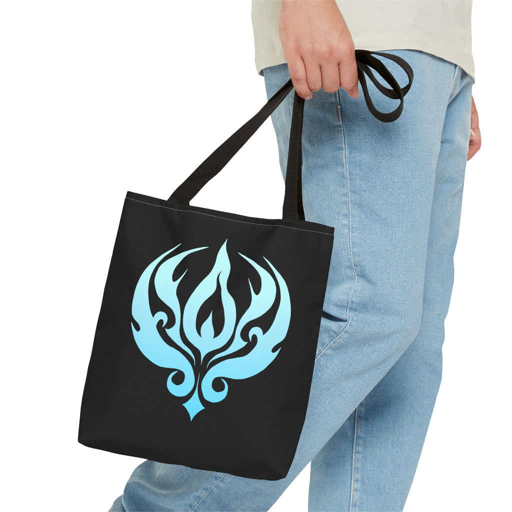 Blue Flame Tote Bag (AOP)