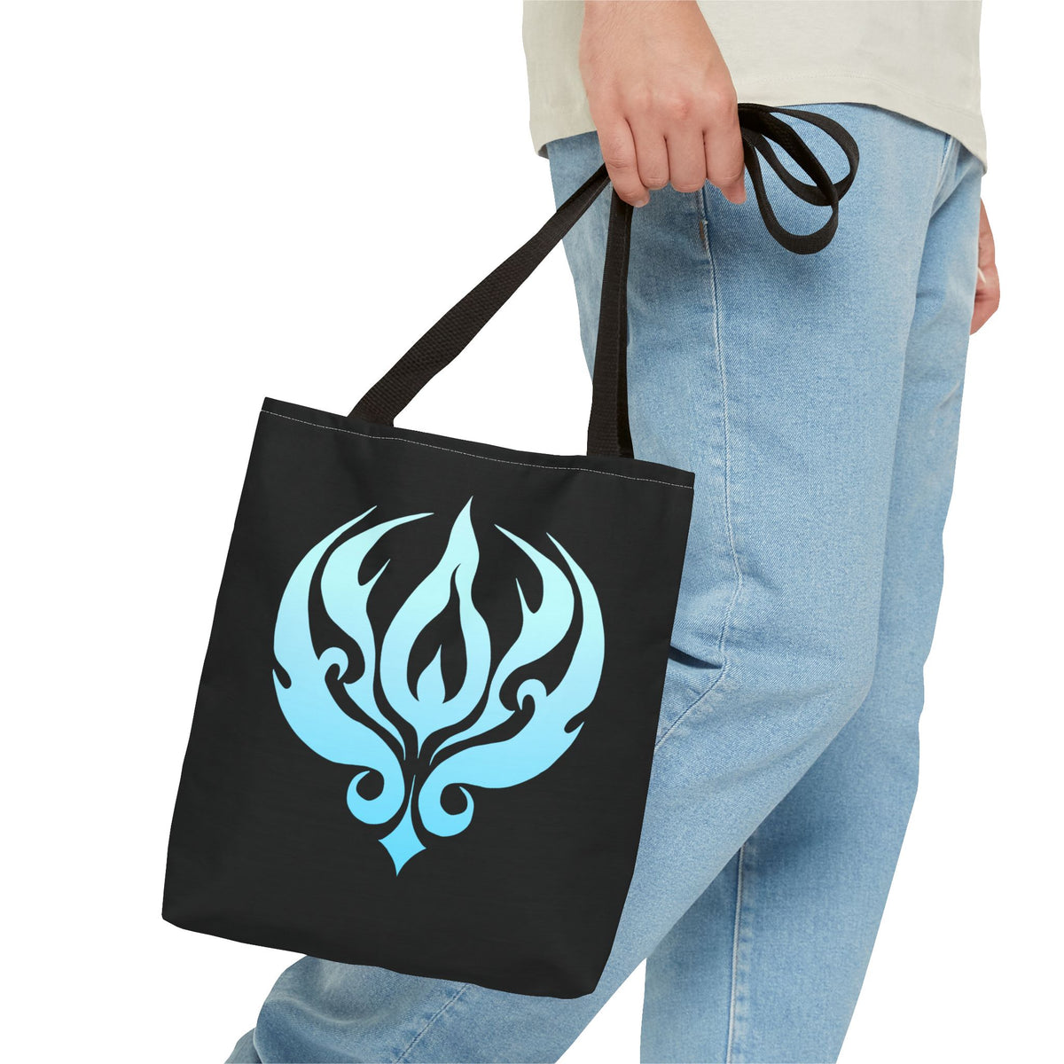 Blue Flame Tote Bag (AOP)