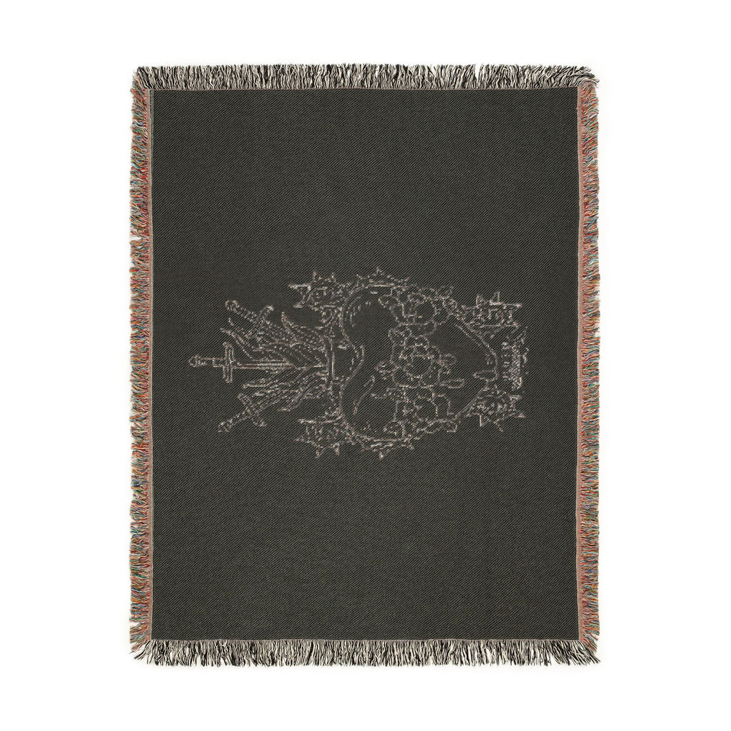Heart Artwork Woven Blanket