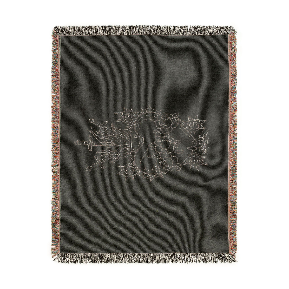Heart Artwork Woven Blanket