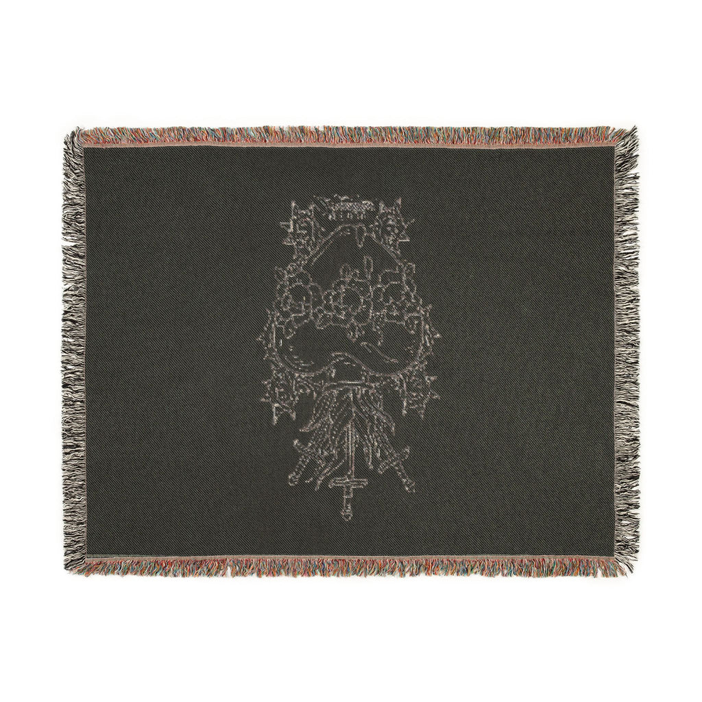 Heart Artwork Woven Blanket